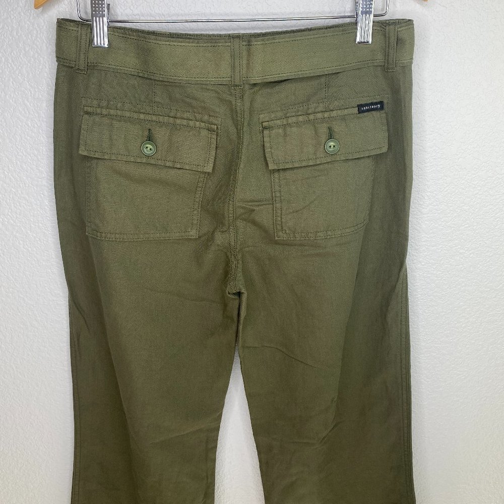 NWOT Sanctuary Green Cargo Belted Utility Pants - Picture 10 of 10